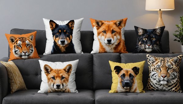 Coussins animaux : offrez un portrait unique de votre compagnon
